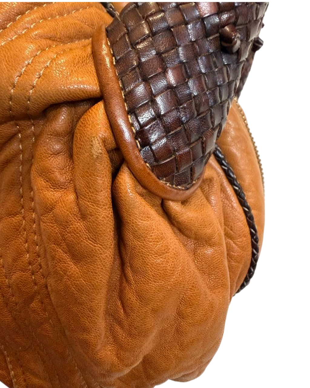 Vintage Fendi Spy Bag – Tan Leather