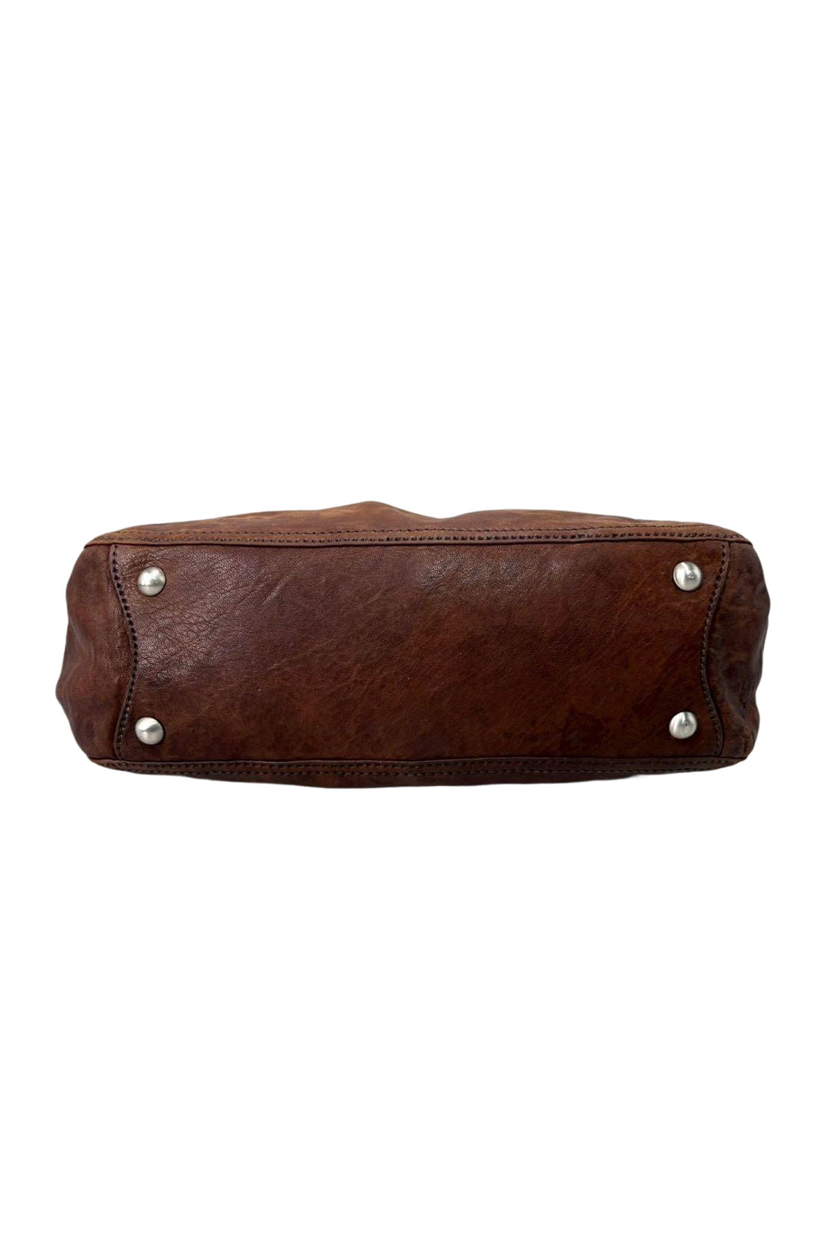Miu Miu Brown Vintage Leather Shoulder Bag